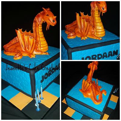 Dragon Cakes for twins - Cake by Jeanette's Cake Creations and Courses
