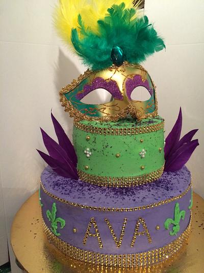 Happy Mardi Gras - Cake by Love is Cake by Gretchen