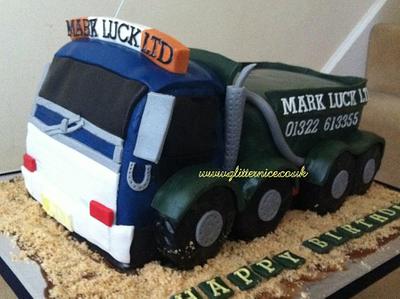 Mark Luck Tipper Truck - Cake by Alli Dockree