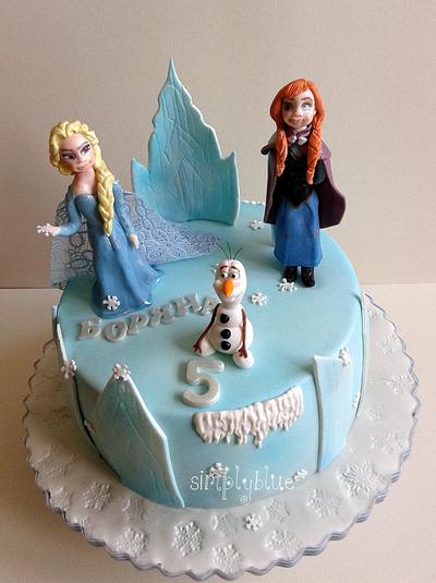 Frozen cake - Cake by simplyblue