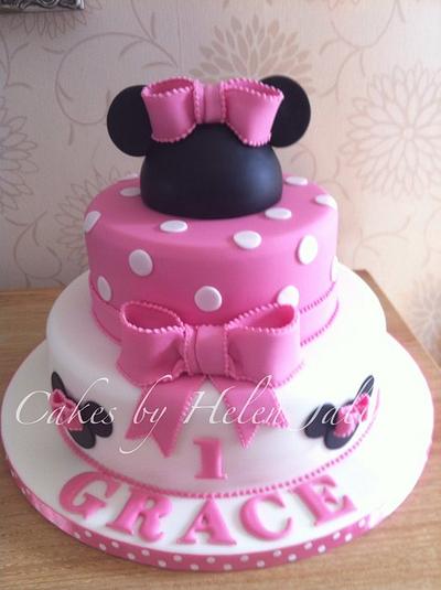 mini mouse cake - Cake by helen Jane Cake Design 