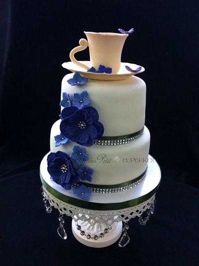 High Tea Bridal Shower Cake - Cake by Beau Petit Cupcakes (Candace Chand)