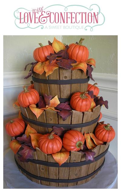 Autumn Baskets - Cake by Veronica Arthur | The Butterfly Bakeress 