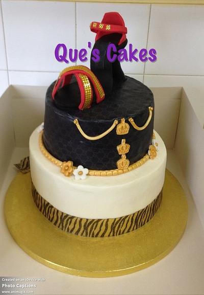 Gucci Cake - Cake by Que's Cakes