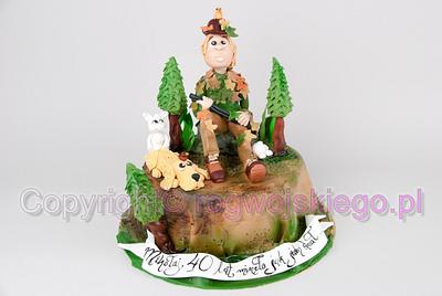 Hunter Cake / Tort dla myśliwego - Cake by Edyta rogwojskiego.pl