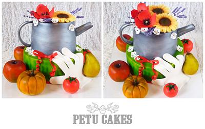 Cake for gardener - Cake by Petra Krátká (Petu Cakes)