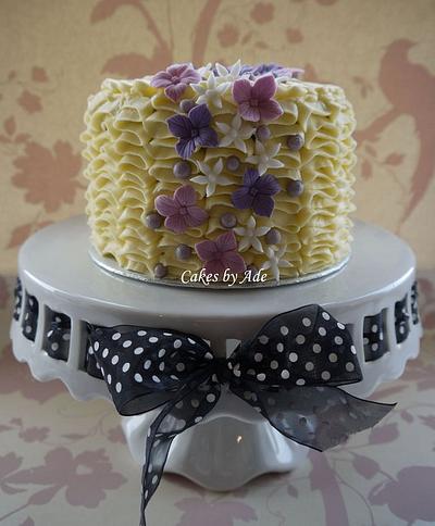 Ruffle cake - January 2012 - Cake by Cakes by Ade