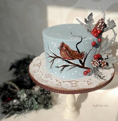 Chirpy Winter  - Cake by Firefly India by Pavani Kaur
