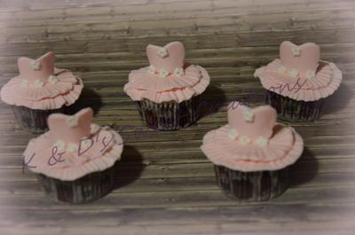 Ballerina cupcakes - Cake by Konstantina - K & D's Sweet Creations
