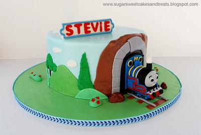 Thomas the Train Cake - Cake by Angela, SugarSweetCakes&Treats