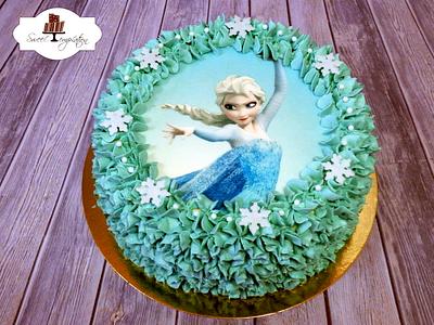 creamy elsa cake - Cake by Urszula Landowska