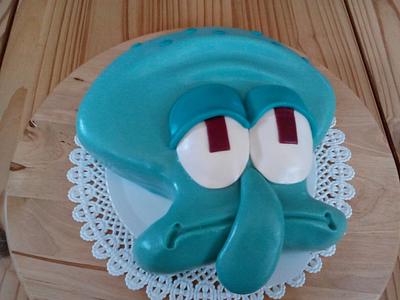 Spongebob's friend Sepia - Cake by Satir