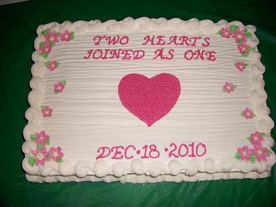 Wedding Fruit Cake Sheet  - Cake by caymancake