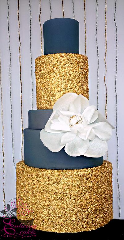 Sapphire Serenade - Cake by Enticing Cakes Inc.