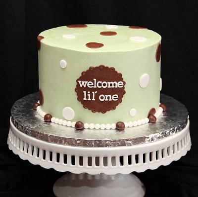 Simple Shower Cake - Cake by SweetdesignsbyJesica