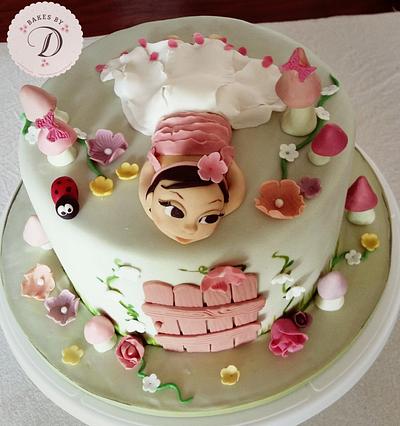 Fairy Garden Theme - Cake by Bakes by D