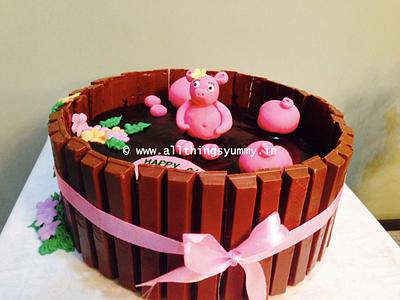 Pigs in the mud!! - Cake by All Things Yummy