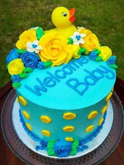 Baby Shower Cake - Cake by Lisa-Jane Fudge