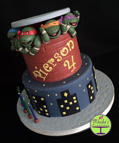 Teenage Mutant Ninja Turtles - Cake by Monika's Creations