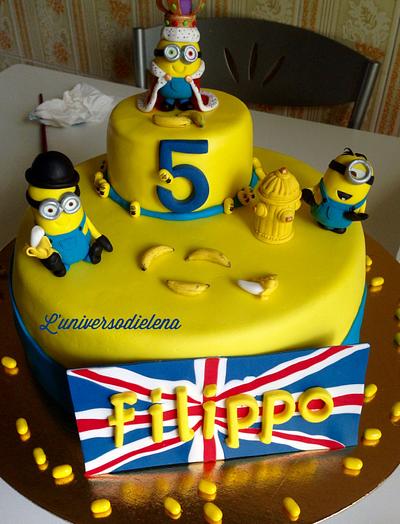 Minion cake!!!!!! - Cake by Elena
