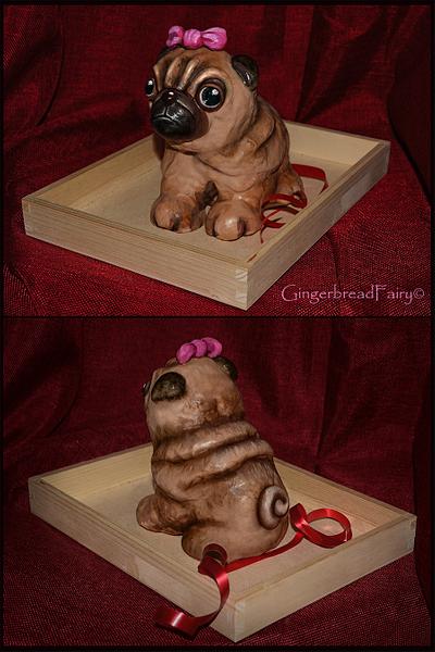 Gingerbread Pug - Cake by Incantata