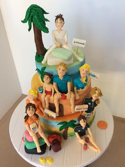Tour guide Party! - Cake by Cinta Barrera