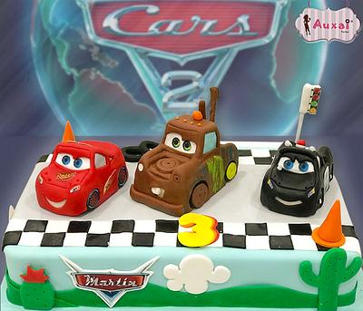 Cars cake - Cake by Auxai Tartas