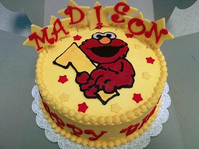 Elmo Birthday Cake - Cake by Kristi