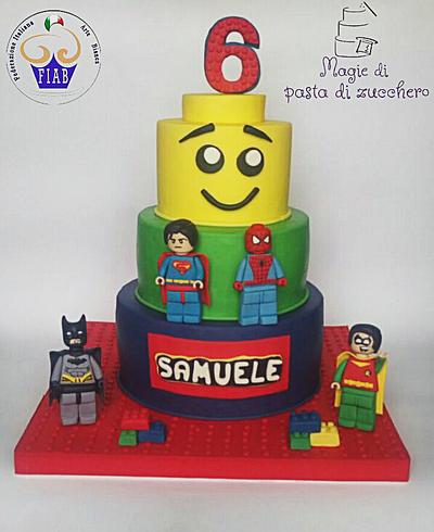 Lego cake - Cake by Mariana Frascella