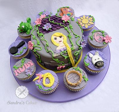 Tangled - Cake by Sandra's cakes