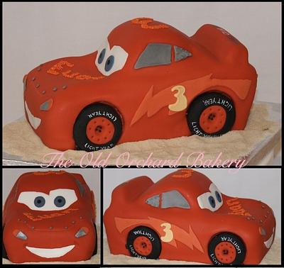 Racing car - Cake by The Old Orchard Bakery