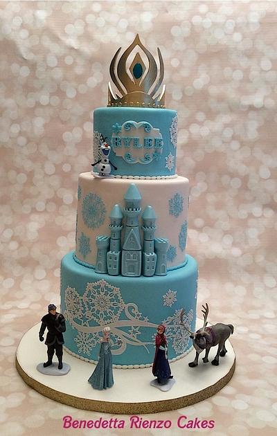 Elsa's Crown Frozen Cake - Cake by Benni Rienzo Radic