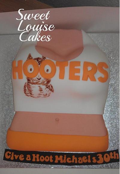 Hooters - Cake by Sweetlouisecakes