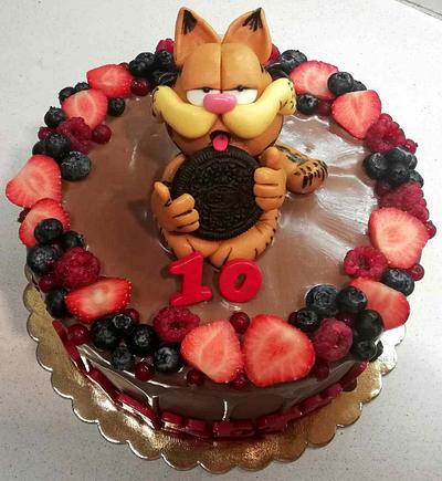 Garfield - Cake by Majka Maruška