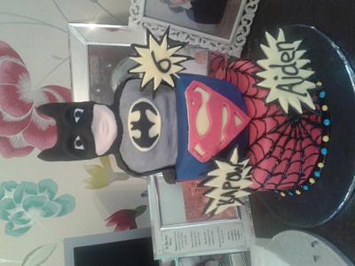 super hero cake - Cake by Kelly Robinson