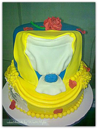 Beauty and the Beast themed Cake&Cupcakes - Cake by Tina Salvo Cakes