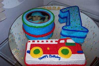 Truck birthday cake - Cake by Zuleika Diaz