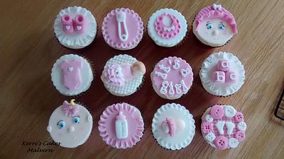 Baby shower cupcakes x - Cake by Kerri's Cakes