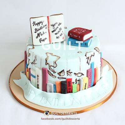 Book Reader - Cake by Guilt Desserts