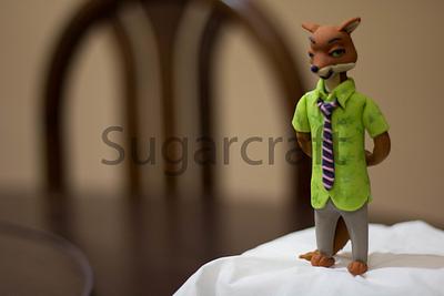 Nick Wilde and Judy Hopps from Zootopia - Cake by Mini's Sugarcraft