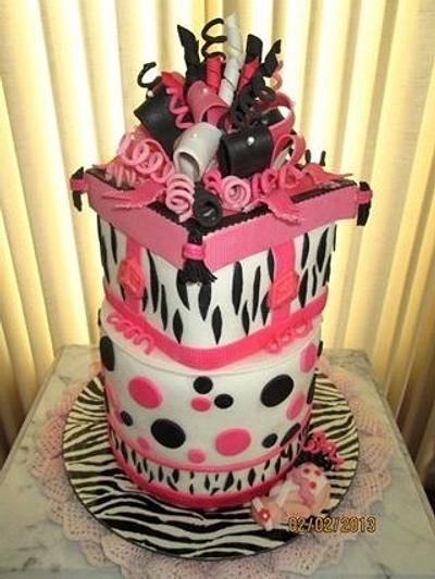 Zebra Cake, - Cake by CakeMaker1962