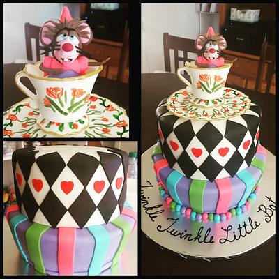 Mad Hatter Tea Party Cake - Cake by Lizzy Rea