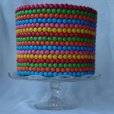 m&m's cake  - Cake by Yummilicious