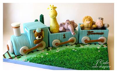 il trenino degli animali - Cake by JCake cake designer