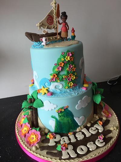 Moana birthday cake  - Cake by Donnajanecakes 
