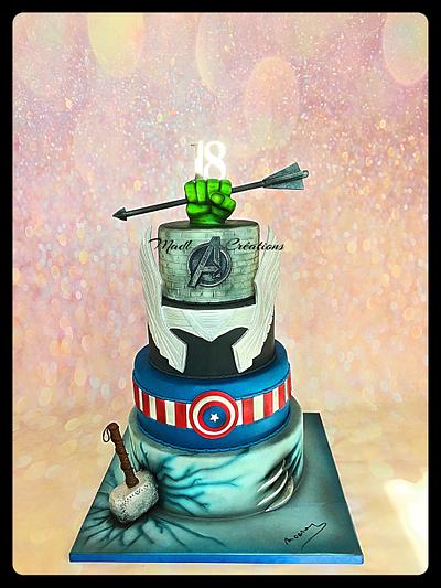 Marvel cake  - Cake by Cindy Sauvage 