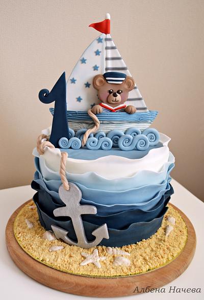 Captain Teddy Bear - Cake by Albena Nacheva