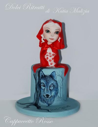 little Red Riding Hood "Cappuccetto Rosso" - Cake by Katia Malizia 