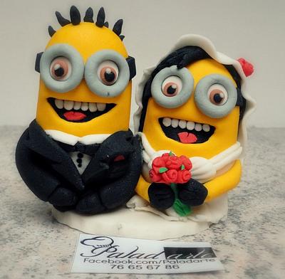 Minion Wedding Topper - Cake by Paladarte El Salvador