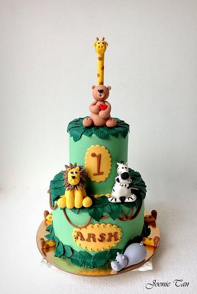 The Signature Jungle Animal Cake - Cake by Joonie Tan